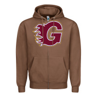 Chestnut guildford flames Zipper Hoodie - linhVisuals