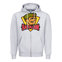 Heather Grey north-battalion-bay Zipper Hoodie - linhVisuals