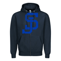 Navy san jose state Zipper Hoodie - linhVisuals