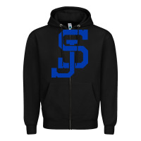 Black san jose state Zipper Hoodie - linhVisuals