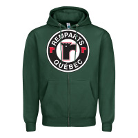 Sports Green remparts-quebec Zipper Hoodie - linhVisuals