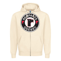 Sandshell remparts-quebec Zipper Hoodie - linhVisuals