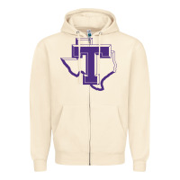 Sandshell tarleton tontexas Zipper Hoodie - linhVisuals
