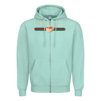 Seafoam new grucci tshirt Zipper Hoodie - linhVisuals