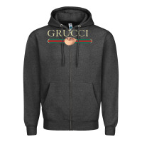 Charcoal Heather new grucci tshirt Zipper Hoodie - linhVisuals