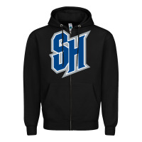 Black seton hall pirates Zipper Hoodie - linhVisuals