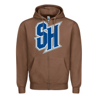 Chestnut seton hall pirates Zipper Hoodie - linhVisuals