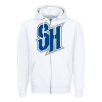 White seton hall pirates Zipper Hoodie - linhVisuals