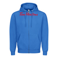 True Royal tim horton tshirt Zipper Hoodie - linhVisuals