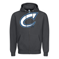 Smoke columbus clippers Zipper Hoodie - linhVisuals