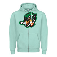 Seafoam down east wood ducks Zipper Hoodie - linhVisuals