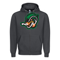 Smoke down east wood ducks Zipper Hoodie - linhVisuals