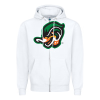 White down east wood ducks Zipper Hoodie - linhVisuals