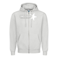 Dove Grey ROCK STAR Zipper Hoodie - linhVisuals