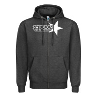 Charcoal Heather ROCK STAR Zipper Hoodie - linhVisuals