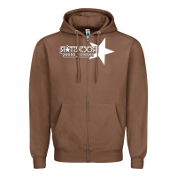 Chestnut ROCK STAR Zipper Hoodie - linhVisuals