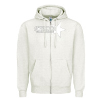 Oatmeal Heather ROCK STAR Zipper Hoodie - linhVisuals