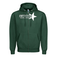 Sports Green ROCK STAR Zipper Hoodie - linhVisuals