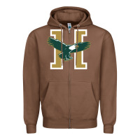 Chestnut husson  eagles Zipper Hoodie - linhVisuals