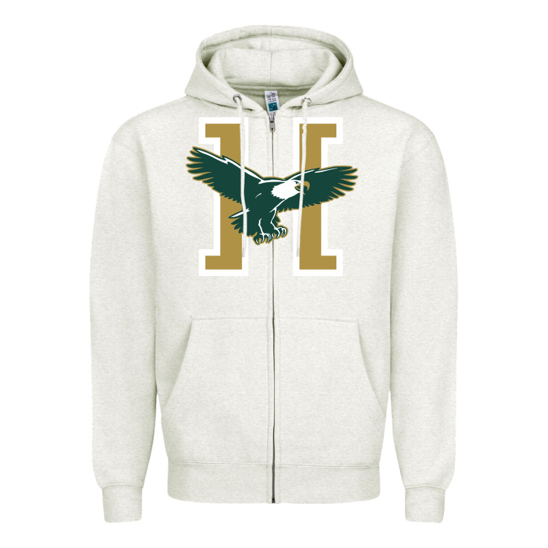 Husson  Eagles Zipper Hoodie by linhVisuals | Teevron