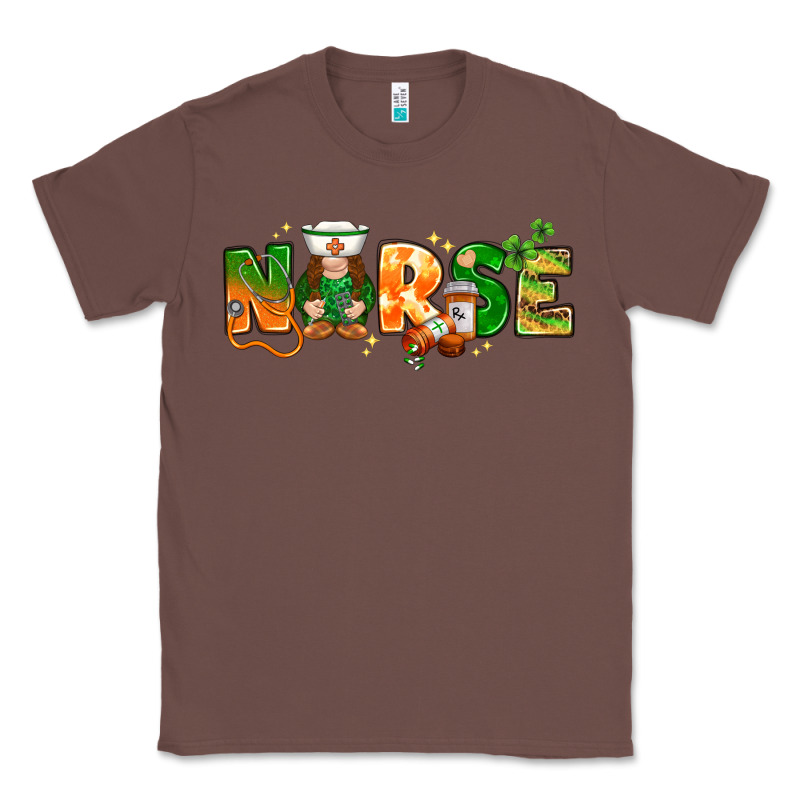 St. Patrick's Day Nurse With Gnome Classic Tee by HowdyJamesFarm | Teevron