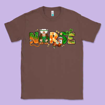 St. Patrick's Day Nurse With Gnome Classic Tee Designed By Howdyjamesfarm