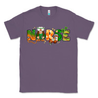 Lavender St. Patrick's Day Nurse with gnome Classic Tee - HowdyJamesFarm