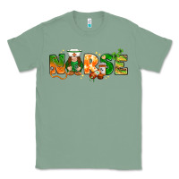 Sage St. Patrick's Day Nurse with gnome Classic Tee - HowdyJamesFarm