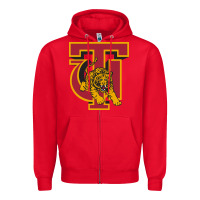 Tuskegee Merch, Golden, Tigers Zipper Hoodie | Teevron