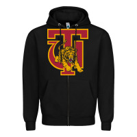 Black tuskegee merch, golden, tigers Zipper Hoodie - linhVisuals