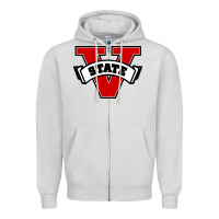 Dove Grey valdosta merch, blazers Zipper Hoodie - linhVisuals