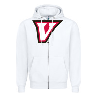 White virginia merch, wise, cavaliers Zipper Hoodie - linhVisuals