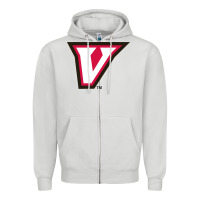 Dove Grey virginia merch, wise, cavaliers Zipper Hoodie - linhVisuals