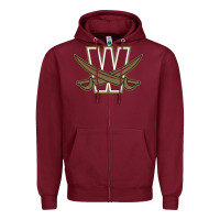 Burgundy walsh merch, cavaliers Zipper Hoodie - linhVisuals