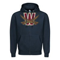 Navy walsh merch, cavaliers Zipper Hoodie - linhVisuals