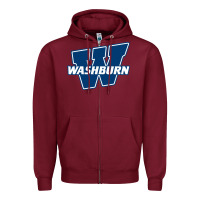 Burgundy washburn merch, ichabods Zipper Hoodie - linhVisuals