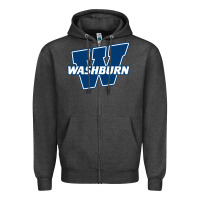 Charcoal Heather washburn merch, ichabods Zipper Hoodie - linhVisuals