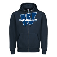 Navy washburn merch, ichabods Zipper Hoodie - linhVisuals