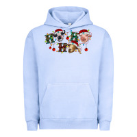 Pigment Grape Ice Hohoho Christmas Cows Urban Hoodie - RanaPortraitStore