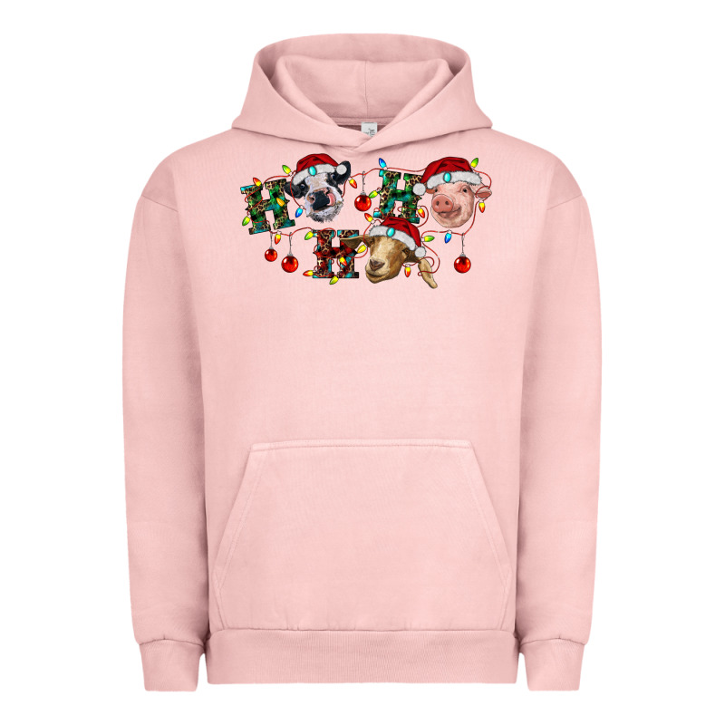 Hohoho Christmas Cows Urban Hoodie by RanaPortraitStore | Teevron