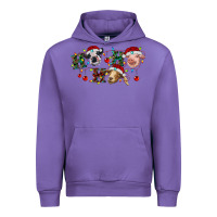 Tulip Hohoho Christmas Cows Urban Hoodie - RanaPortraitStore