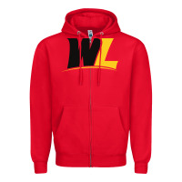 Red west liberty merch, hilltoppers Zipper Hoodie - linhVisuals