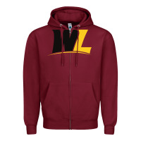 Burgundy west liberty merch, hilltoppers Zipper Hoodie - linhVisuals