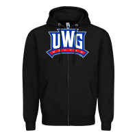 Black west georgia merch, wolves Zipper Hoodie - linhVisuals