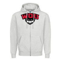 Dove Grey western oregon merch, wolves Zipper Hoodie - linhVisuals