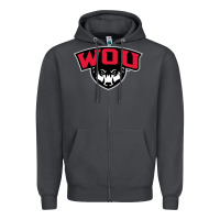 Smoke western oregon merch, wolves Zipper Hoodie - linhVisuals