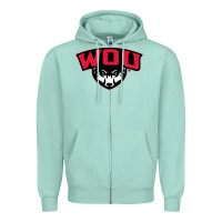 Seafoam western oregon merch, wolves Zipper Hoodie - linhVisuals