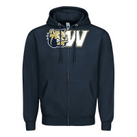 Navy wingate merch, bulldogs Zipper Hoodie - linhVisuals
