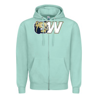 Seafoam wingate merch, bulldogs Zipper Hoodie - linhVisuals