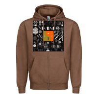 Chestnut nice bon -iver symbol Zipper Hoodie - linhVisuals